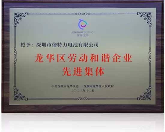 龙华区劳动和谐企业先进集体