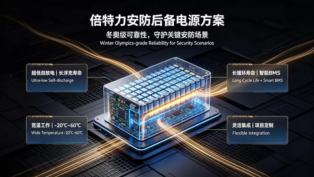 安防系统的“最后一道防线”:倍特力后备电源方案,为关键监控与门禁提供不间断动力 安防系统的“最后一道防线”:倍特力后备电源方案,为关键监控与门禁提供不间断动力