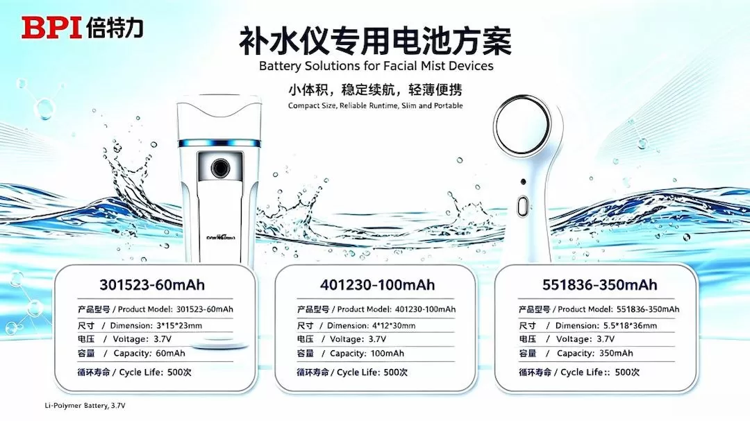 小体积,大能量,更安心:倍特力锂电池,智能补水仪的理想动力之选 小体积,大能量,更安心:倍特力锂电池,智能补水仪的理想动力之选