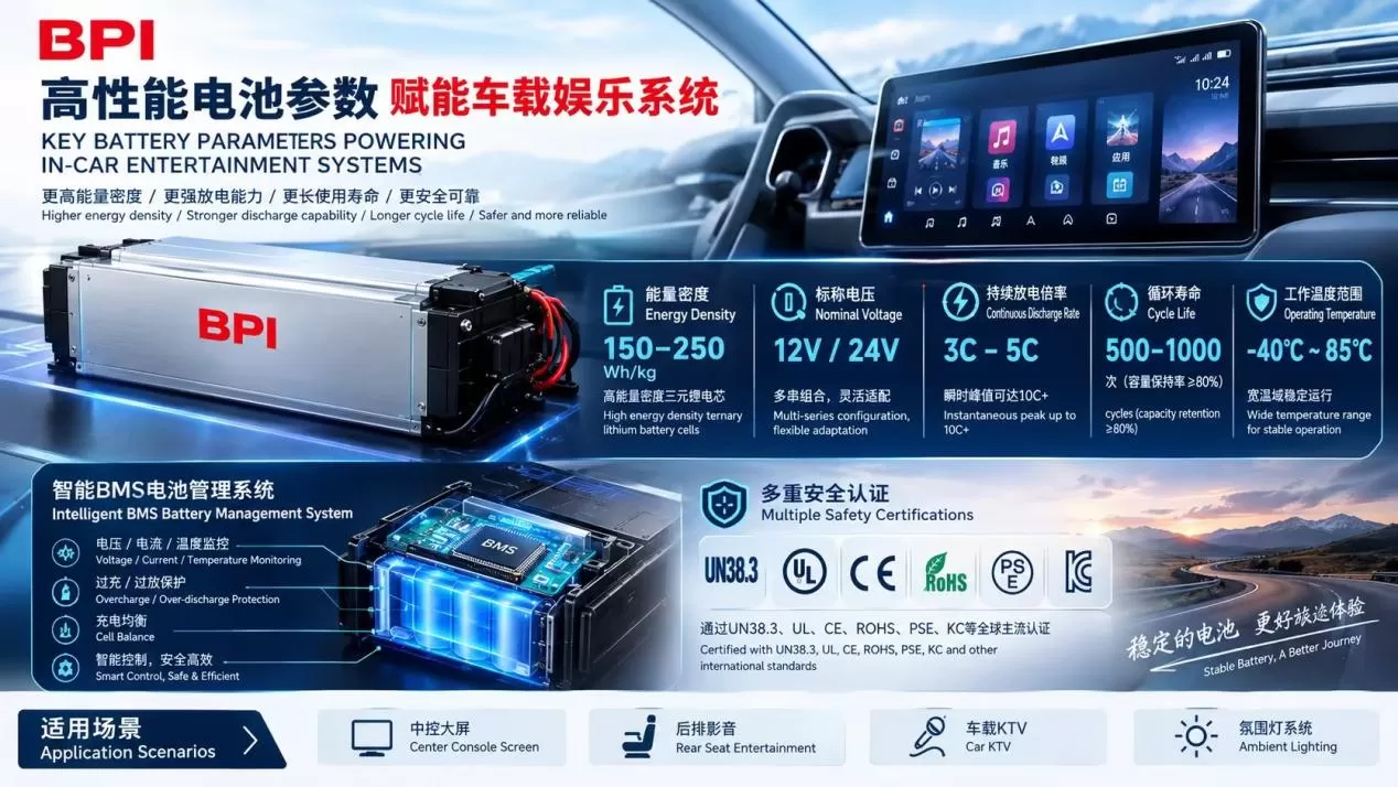 深度驰骋的“能量心脏”:倍特力锂电池在车载娱乐领域的硬核价值 深度驰骋的“能量心脏”:倍特力锂电池在车载娱乐领域的硬核价值