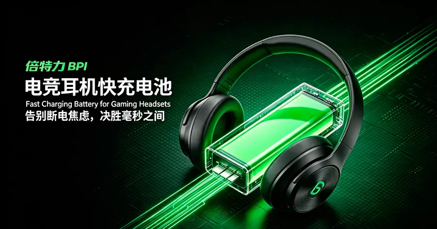 电竞耳机快充电池:告别断电焦虑,决胜毫秒之间 电竞耳机快充电池:告别断电焦虑,决胜毫秒之间
