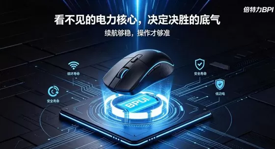 电竞鼠标无线续航电池：毫秒级响应的“隐形战力”