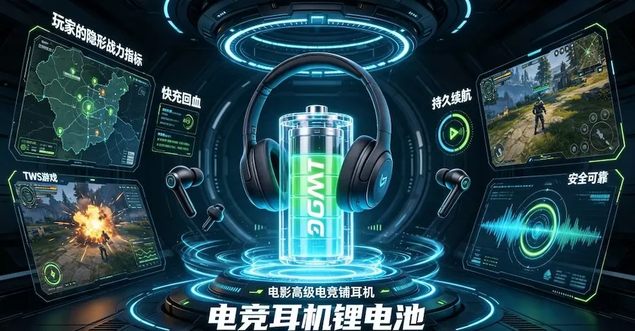 倍特力电池：电竞耳机快充锂电池的“战力续航”核心