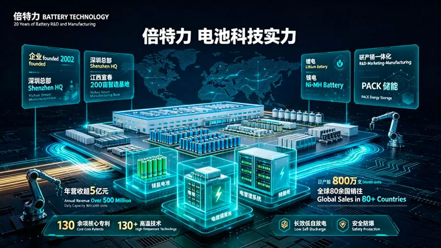 倍特力电池：电竞耳机快充锂电池的“战力续航”核心