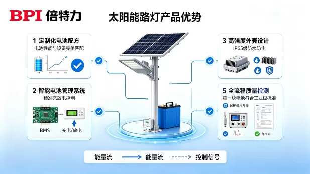 长夜不熄的“光之心脏”： 倍特力镍氢电池在太阳能路灯领域的技术价值