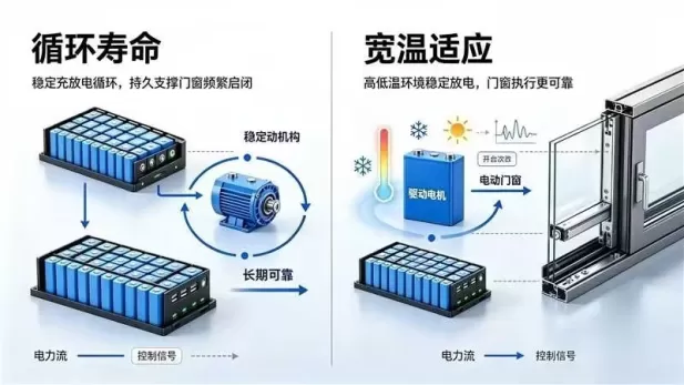智能电动门窗的“动力核心”： 倍特力镍氢电池在电动门窗领域的技术价值