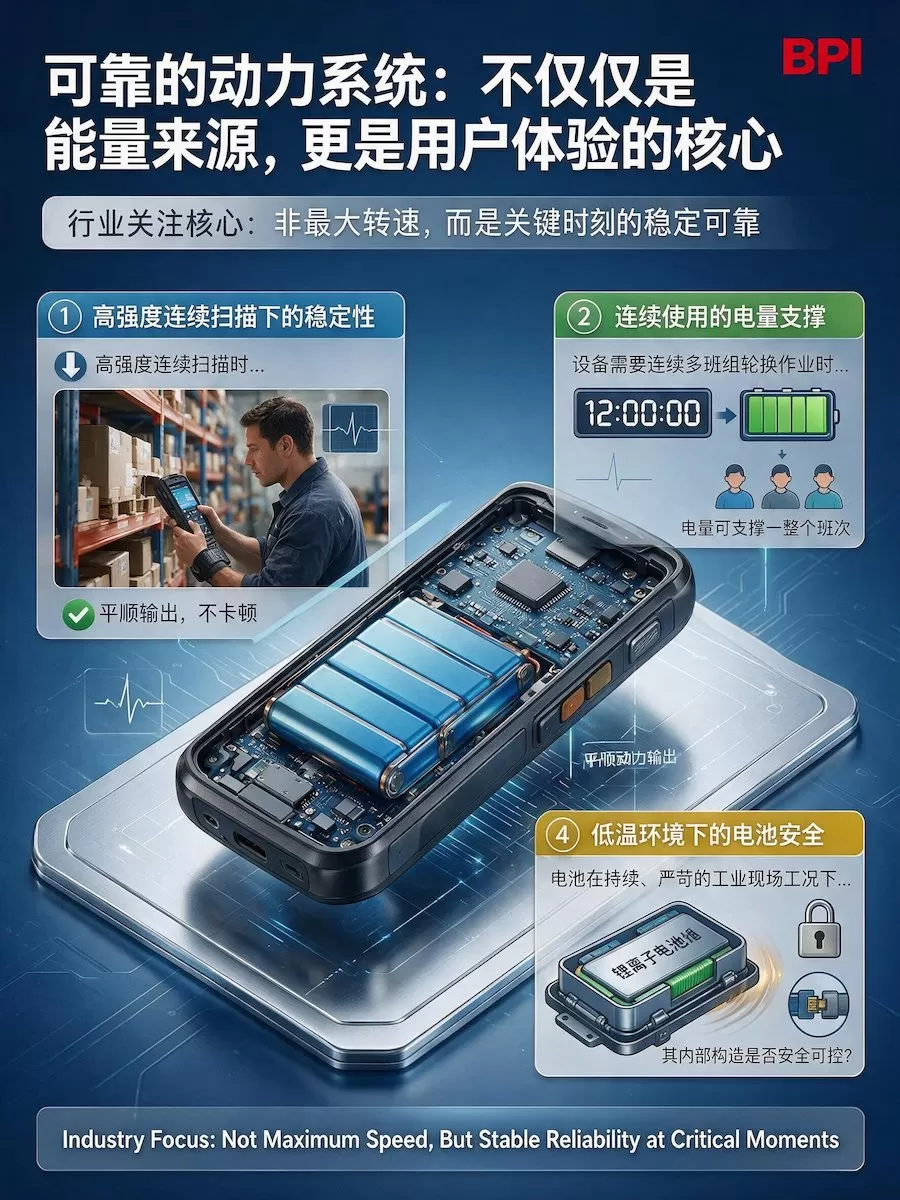 工业现场的“续航引擎”：倍特力锂电池在工业级PDA领域的技术价值