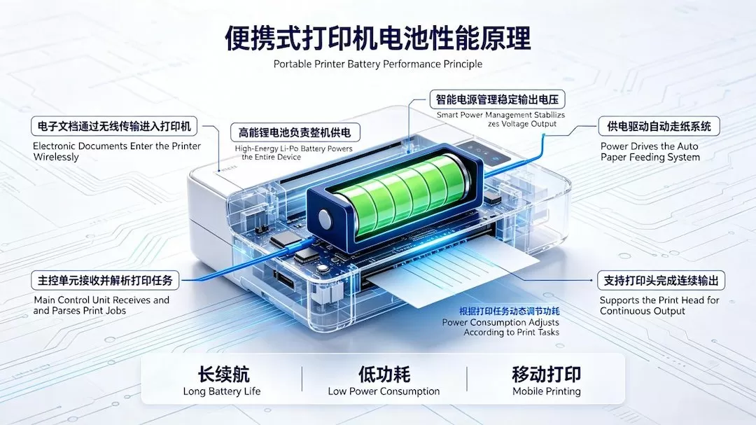 移动打印的“能量后盾”:倍特力锂电池在便携式打印机领域的技术价值 移动打印的“能量后盾”:倍特力锂电池在便携式打印机领域的技术价值
