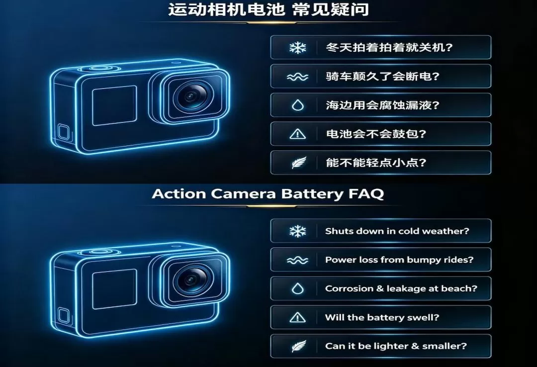 极限影像的 "能量心脏":倍特力聚合物电池在运动相机领域的技术价值 极限影像的 "能量心脏":倍特力聚合物电池在运动相机领域的技术价值