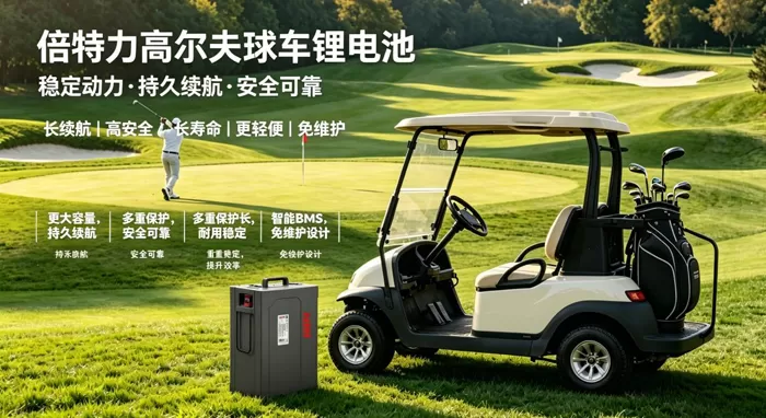 倍特力高尔夫球车锂电池5大技术指标